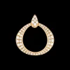 Anhänger, 18 K Gelbgold, Diamanten