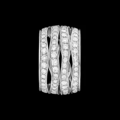 Anhänger, 18 K Weißgold, Diamanten