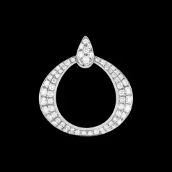 Anhänger, 18 K Weißgold, Diamanten