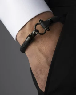 Armband, Kautschuk, Edelstahl