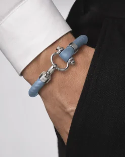 Armband, Kautschuk, Edelstahl