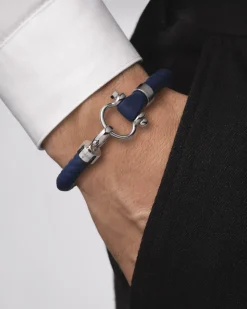 Armband, Kautschuk, Edelstahl
