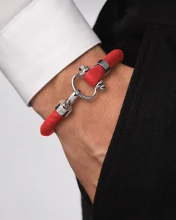 Armband, Kautschuk, Edelstahl