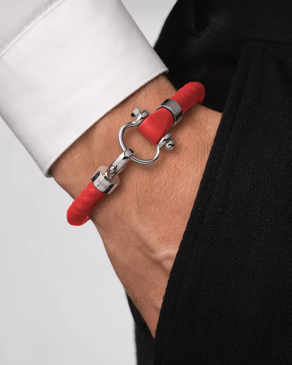 Armband, Kautschuk, Edelstahl