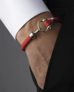 Armband, Kautschuk, Edelstahl