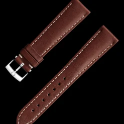 Braunes Lederarmband mit Dornschließe