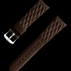 Braunes Lederarmband mit Dornschließe