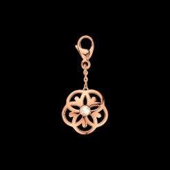 Charm, 18 K Rotgold, Perle