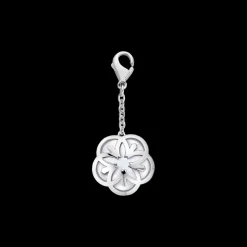 Charm, 18 K Weißgold, Perlmutt