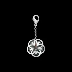 Charm, 18 K Weißgold, Tahiti‑Perlmutt