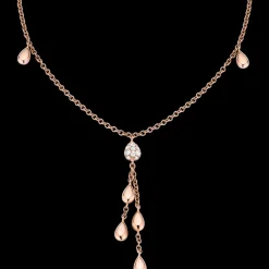 Collier, 18 K Rotgold, Diamanten