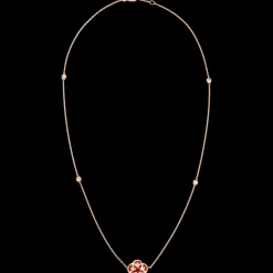 Collier, 18 K Rotgold, Karneol
