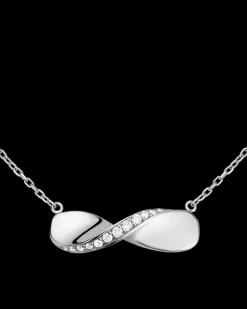 Collier, 18 K Weißgold, Diamanten