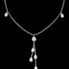 Collier, 18 K Weißgold, Diamanten