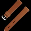 Goldbraunes Lederarmband mit Dornschließe
