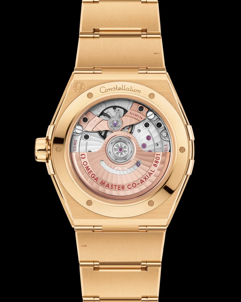 39 mm, Gelbgold mit Gelbgoldband