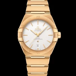 39 mm, Gelbgold mit Gelbgoldband