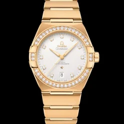 39 mm, Gelbgold mit Gelbgoldband