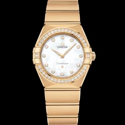 28 mm, Gelbgold mit Gelbgoldband