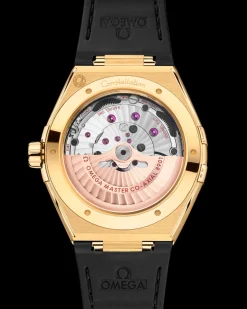 41 mm, Gelbgold mit Lederarmband
