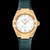 29 mm, Gelbgold mit Lederarmband