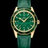 41 mm, Gelbgold mit Lederarmband
