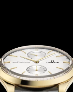 40 mm, Gelbgold mit Lederarmband