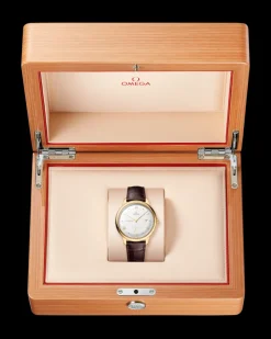 41 mm, Gelbgold mit Lederarmband