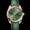 38 mm, Moonshine™‑Gold mit Leder