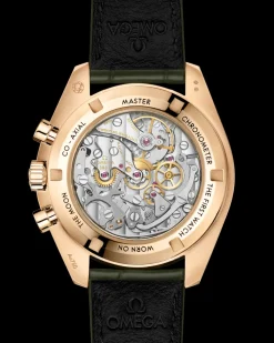 42 mm, Moonshine™‑Gold mit Lederarmband