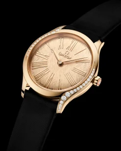 26 mm, Moonshine™‑Gold mit Textilarmband