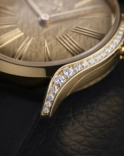26 mm, Moonshine™‑Gold mit Textilarmband