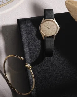 26 mm, Moonshine™‑Gold mit Textilarmband