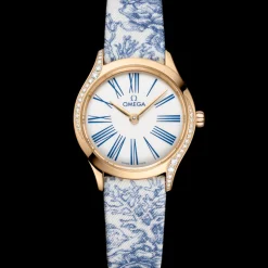26 mm, Moonshine™‑Gold mit „Toile de Jouy“