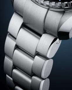 45,5 mm, O‑MEGASTEEL mit O‑MEGASTEEL‑Band