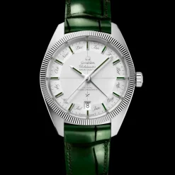 41 mm, Platin mit Lederarmband