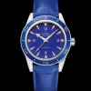 41 mm, Platin mit Lederarmband