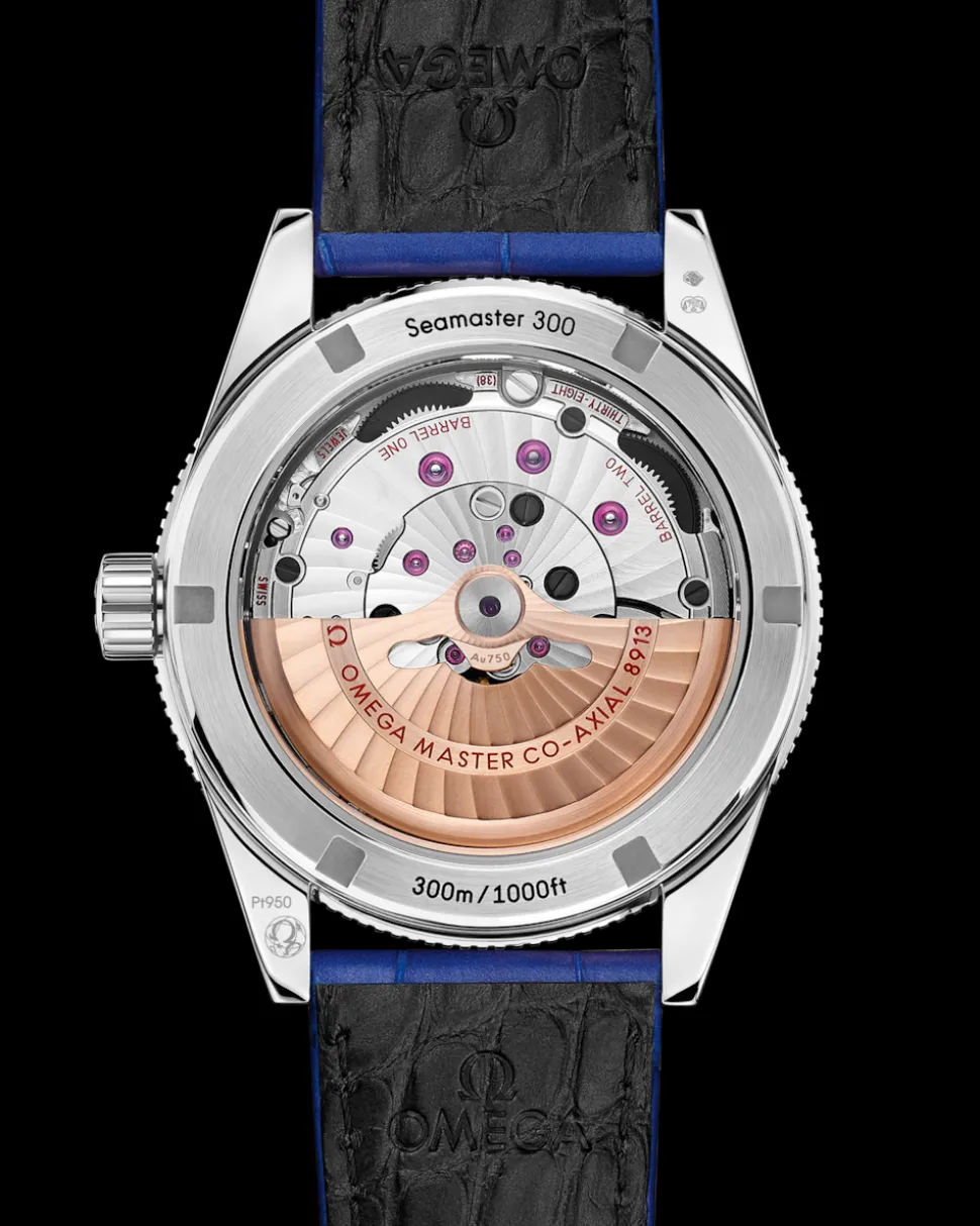 41 mm, Platin mit Lederarmband