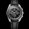 42 mm, Platin mit Lederarmband