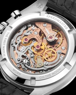 42 mm, Platin mit Lederarmband