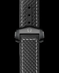 39,5 mm, Schwarze Keramik mit Kautschukband