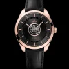 43 mm, Sedna™‑Gold ‑ Canopus Gold™ mit Lederarmband
