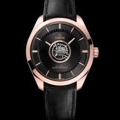 43 mm, Sedna™‑Gold ‑ Canopus Gold™ mit Lederarmband