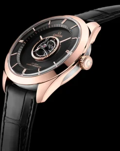 43 mm, Sedna™‑Gold ‑ Canopus Gold™ mit Lederarmband