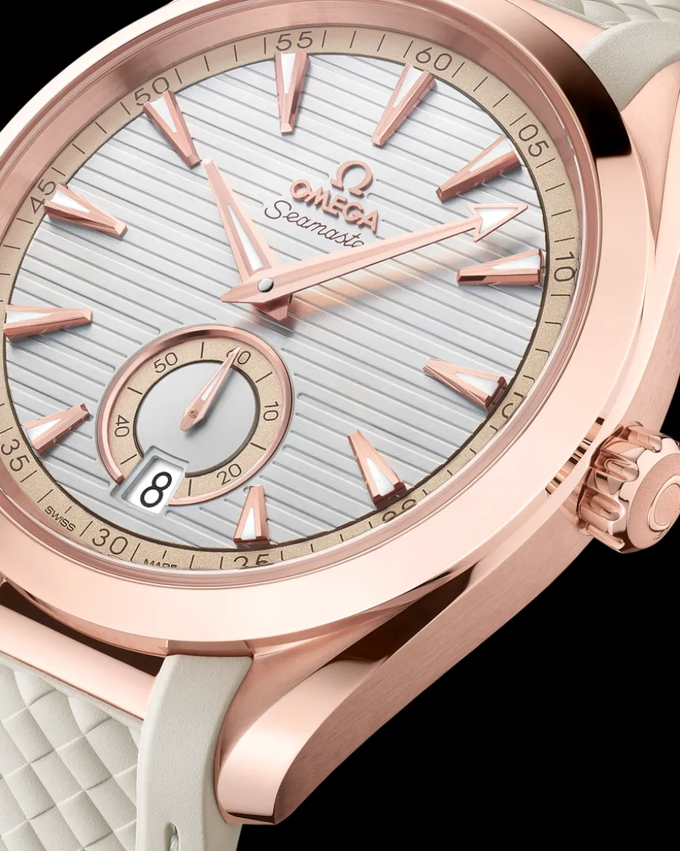 41 mm, Sedna™‑Gold mit Kautschukband