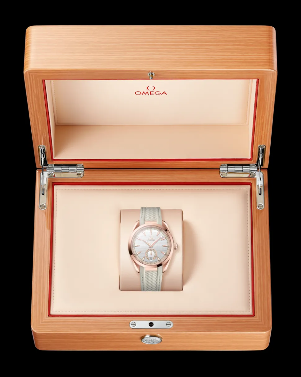 41 mm, Sedna™‑Gold mit Kautschukband
