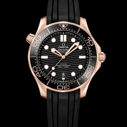42 mm, Sedna™‑Gold mit Kautschukband