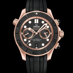 44 mm, Sedna™‑Gold mit Kautschukband