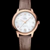 34 mm, Sedna™‑Gold mit Lederarmband