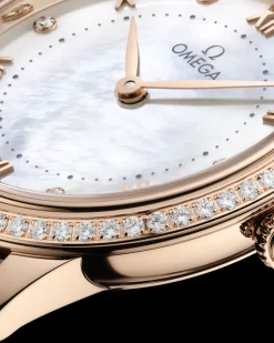 30 mm, Sedna™‑Gold mit Lederarmband